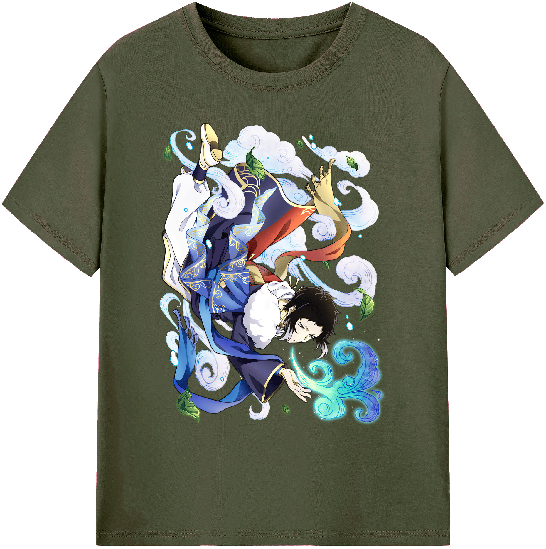 （画像用） 文豪ストレイドッグス Bungo Stray Dogs 綿100％ メンズ半袖Tシャツ｜肌触りやわらか＆通気性
